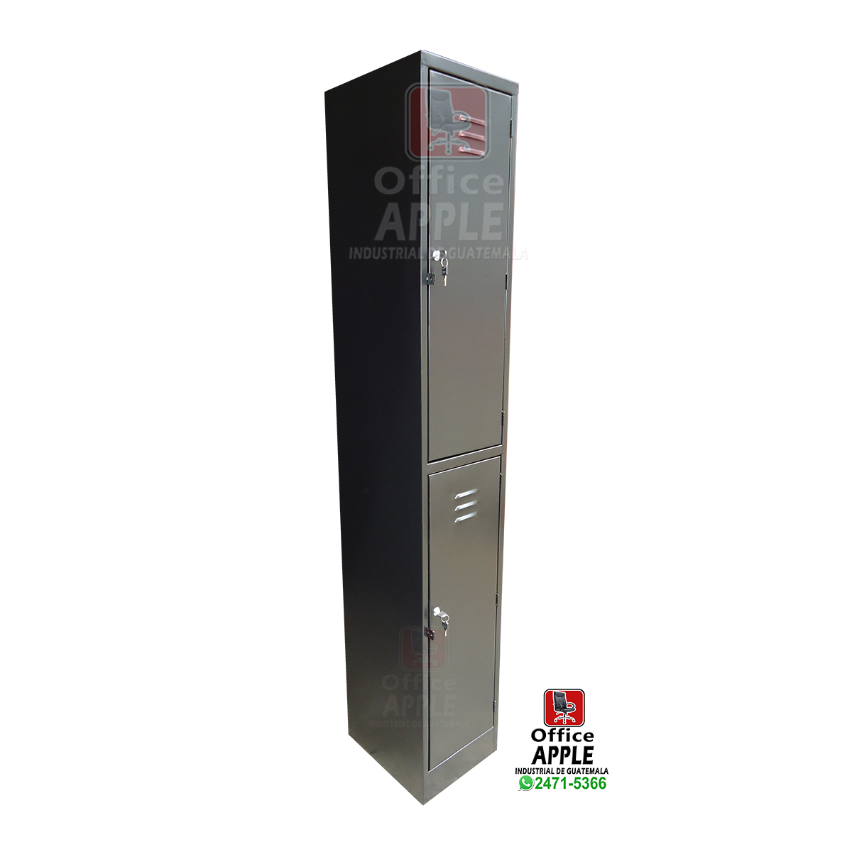 LOCKERS CLASICO DE 2 PUERTAS CON CHAPA LOCKERS CLASICO DE 2 PUERTAS CON CHAPA