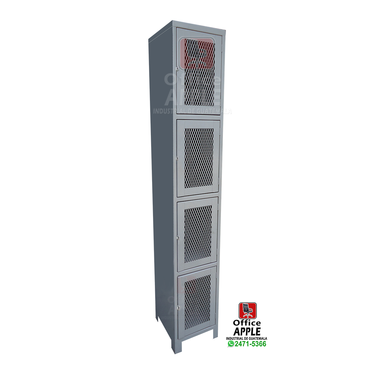 LOCKERS CLASICO MALLADO DE 4 PUERTAS LOCKERS CLASICO MALLADO DE 4 PUERTAS