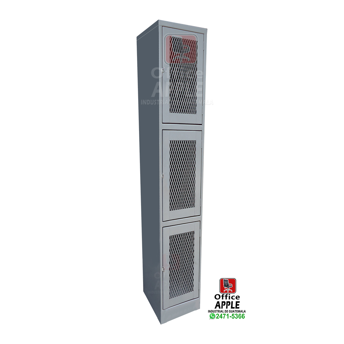 LOCKERS CLASICO PREMIUM MALLADO DE 3 PUERTAS LOCKERS CLASICO PREMIUM MALLADO DE 3 PUERTAS