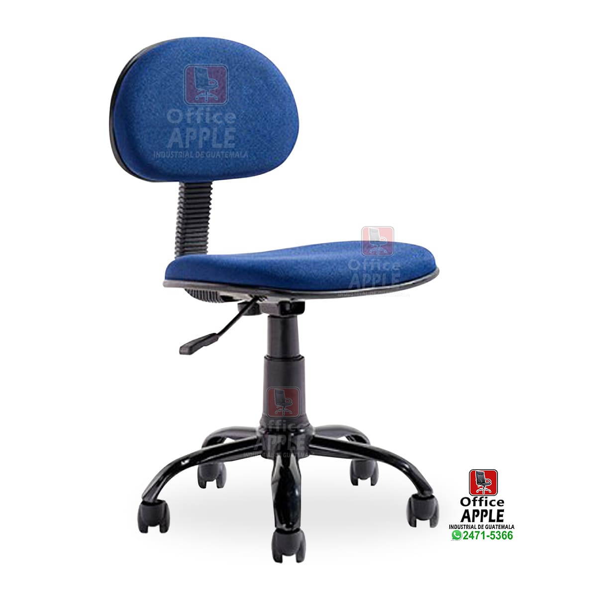 silla secretarial sin brazos, base metalica con rodos silla secretarial sin brazos, base metalica con rodos