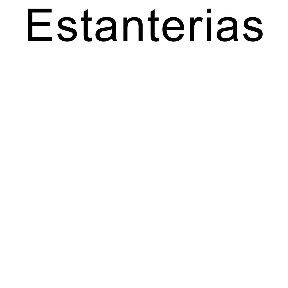 estanterias