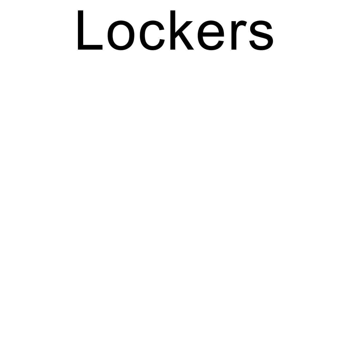 lockers