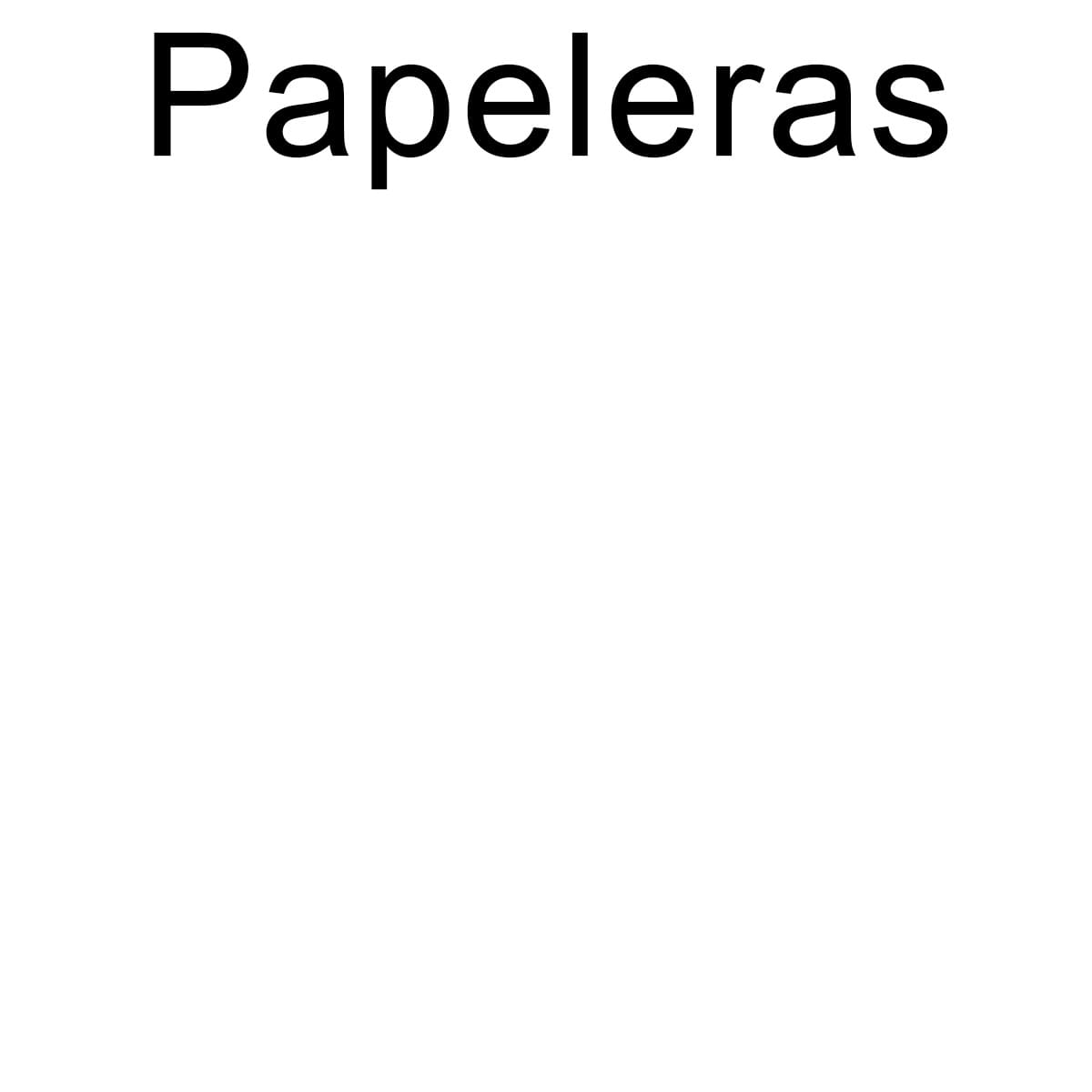 papeleras